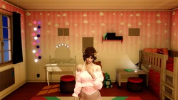 Madilyn Mei es visitada en su cuarto