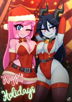 [Lezaki] Princess Bubblegum & Marceline's christmas present (Adventure Time)