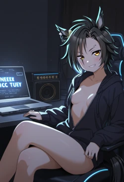 Shakur in her room [AI Generated]