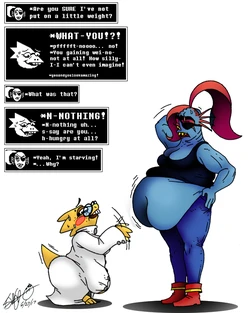 [XanderDWulfe] Undyne the Undieting