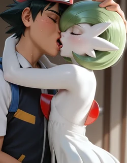 [PykeW] Ash Ketchum & Gardevoir Kissing [AI Generated]