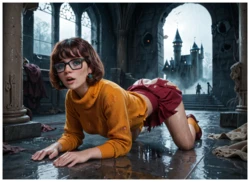 Velma Fucked by Slime Monster (IA) [AI Generated]