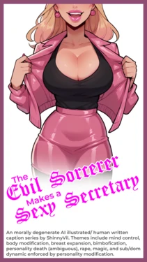 [ShinnyVil] The Evil Sorcerer Makes a Sexy Secretary (Bespoke Captions on AI Generated Images)