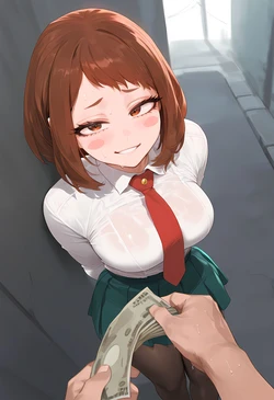 [Axiah] Uraraka Ochaco  x BWC [AI Generated]