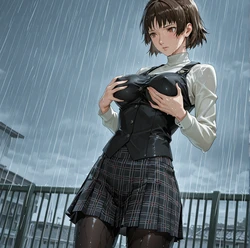 [KALA AI NSFW (VAMA)] Makoto Niijima [AI Generated]