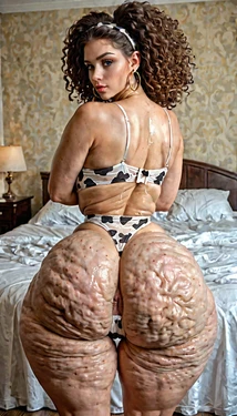 Young busty white woman got anal gangbanged by old mans [AI Generated]