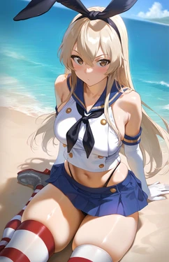 [AI Generated] (ChickenBeautiful) 12a16.島風(艦隊これくしょん)【207p】