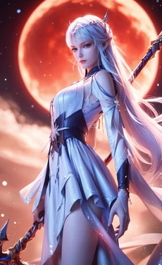 [AI Generated] 神印王座 - 圣采儿