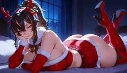 [Balecxi] Christmas Zhu Yuan (Zenless Zone Zero) [AI Generated]