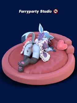 Furryparty Studio - Orgasm Maid Glaceon
