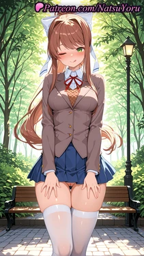 [NatsuYoru] Monika (Doki Doki Literature Club) [AI Generated]