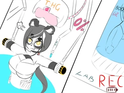 [Joupulee054(朝は草が食べたい）]panda girl been drone transformation