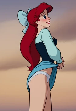 [Pareidolia Artificial] Ariel (Little Mermaid) (Disney) (AI-generated)