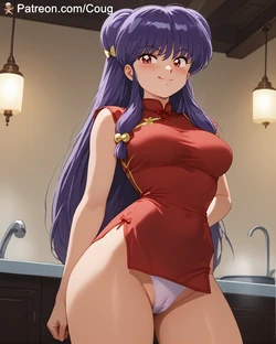 Shampoo hentai | Ranma ½ fan art [AI Generated]