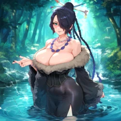 SavageSaus221 - Lulu Rests After Dodging Thunderbolts (Patreon) (AI Generated)