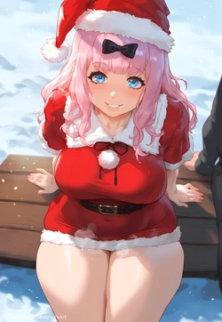 [Sinderella Art/Sina] Snow Day - Chika Fujiwara (Holiday) [AI Generated]