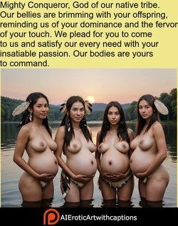 Bleached Native American Women Volume 40 [AI generated]