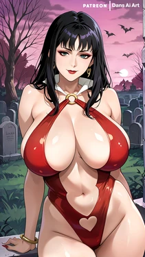 Vampirella  [ Dans AI Art ] [AI Generated]