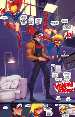 [Fred Perry] Red Hood x Supergirl - Venom Rager HD (DC)