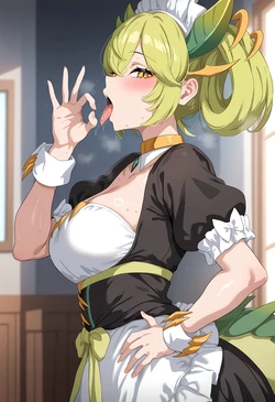 [GreekoAI] Parlor dragonmaid (AI generated)