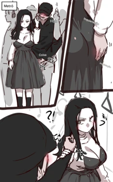 (Ooyun) a garota molestadora no trem