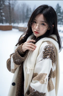 Pretty girl in winter [AI Generated]