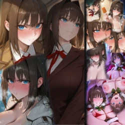 [Tommu] Aozaki Aoko Christmas Special (Patreon) [AI Generated]