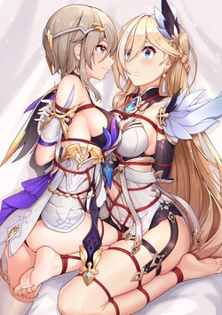 【幽兰黛尔&丽塔 デュランダル&リタ】骑士&女仆