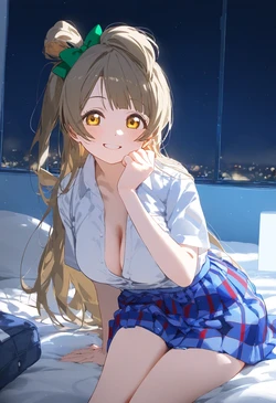 [miko] off pako makura eigyo - kotori minami [AI Generated]