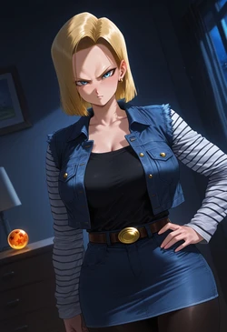 Android 18 X BBC (AI Generated) Mikayori