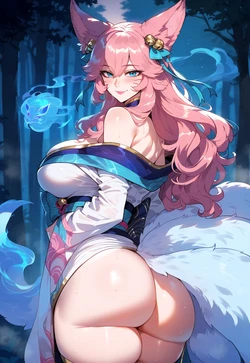 [Miyu] Spirit Blossom Ahri: A Game You Can’t Win (Patreon) [AI Generated]