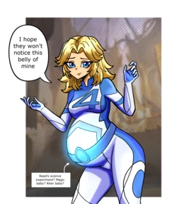[HanaDraws] Invisible Woman's Belly / Cafe Allie
