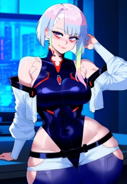 [Creamy Ai] Lucyna Kushinada (Cyberpunk) [AI Generated]