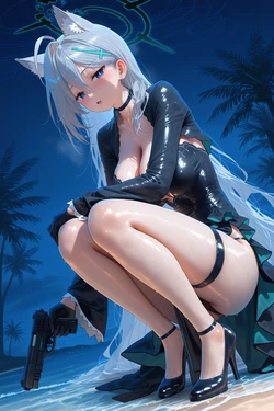 [Unifans](Nyako) Shiroko＊Terror 1 (141224) [AI Generated]