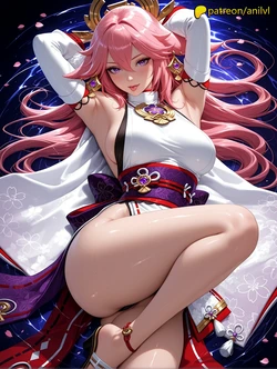 [Anilvl] Yae Miko - Genshin Impact [AI Generated]