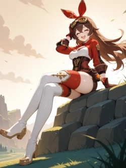 [UnrealBeautyAIMIX] Amber x Hilichurls [AI Generated]