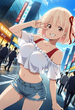 Moke P@treon 【Gold Plan】 Chisato (Illustrious Test) 35Pics (Patreon) [AI Generated]