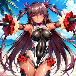 Too brown-toned mizuki yukikaze [AI Generated]