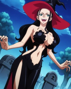 Nico Robin Witch X BBC [AI Generated]
