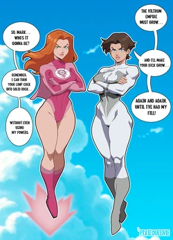 [PixiQueenie] Atom Eve vs Anissa (Invincible)
