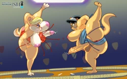 [Steamed Hamilton] Patricia Bunny vs Mrs Katswell in Futa Sumo