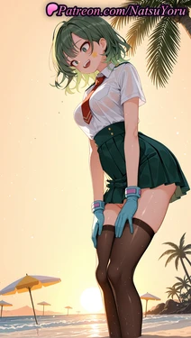 [NatsuYoru] Hagakure Toru (My Hero Academia) [AI Generated]