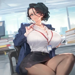 [SavageSausage]Execuitive Mishiro Hot Love with Employee[AI Generated]