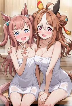 Rickey and Digitan in the sauna [AI Generated]