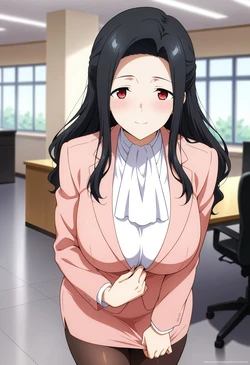 [Tachibana AI（たちばなあい)] Mayumi Saegusa as Office Lady (Mahouka Koukou no Rettousei) [AI Generated]