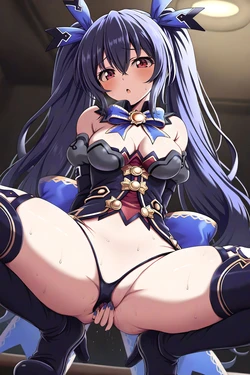 [LoveHUwU] Noire (Hyperdimension Neptunia) [Ai Generated]