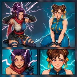 Marvel Rivals/ Street Fighter - Psylocke and Chun Li - Lustful Mind [AI Generated]