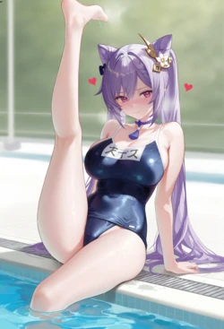 [AI Generated] [Coolsummer] Keqing Swimsuit [Patreon]
