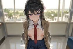 (Clowenqq) Mai Sakurajima | Bunny girl Senpai (Patreon) [Ai Generated]