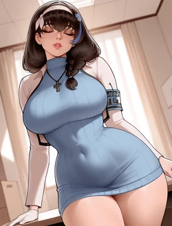 [Floox] Mary(Medical Bunny), PAWG vs BBC [AI Generated]